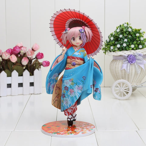 22CM Cartoon Good Smile Puella Magi Madoka Magica Kaname Madoka Maiko Ver 1/8 PVC Action Figure Toy