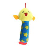 Soft Baby Kids Toys Ring Bell BB Baby Plush Rattles Squeaker Early Educational Dolls Rod Cute Cartoon Animal Musical Plush Toy