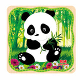 20PCS Wooden Jigsaw Puzzle Toys Cartoon Animals Jigsaw Toy Children Educational Toys for Kids Learning 3D Wooden Jigsaw Puzzle