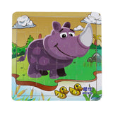 20PCS Wooden Jigsaw Puzzle Toys Cartoon Animals Jigsaw Toy Children Educational Toys for Kids Learning 3D Wooden Jigsaw Puzzle