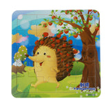 20PCS Wooden Jigsaw Puzzle Toys Cartoon Animals Jigsaw Toy Children Educational Toys for Kids Learning 3D Wooden Jigsaw Puzzle