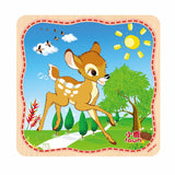 20PCS Wooden Jigsaw Puzzle Toys Cartoon Animals Jigsaw Toy Children Educational Toys for Kids Learning 3D Wooden Jigsaw Puzzle