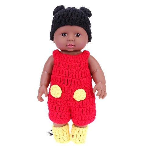 2017  Cute Simulation Lifelike Baby Doll Toy  Kids Girls Babies Doll Toys Pretend Play Doll With Clothes Set Brinquedos