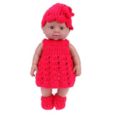 2017  Cute Simulation Lifelike Baby Doll Toy  Kids Girls Babies Doll Toys Pretend Play Doll With Clothes Set Brinquedos