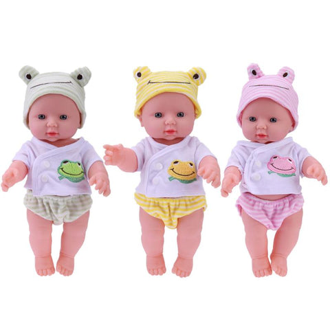 30cm Newborn Baby Stuffed Simulation Doll Soft Children Doll Toy  Children's Educational Toys Dolls Birthday Gift