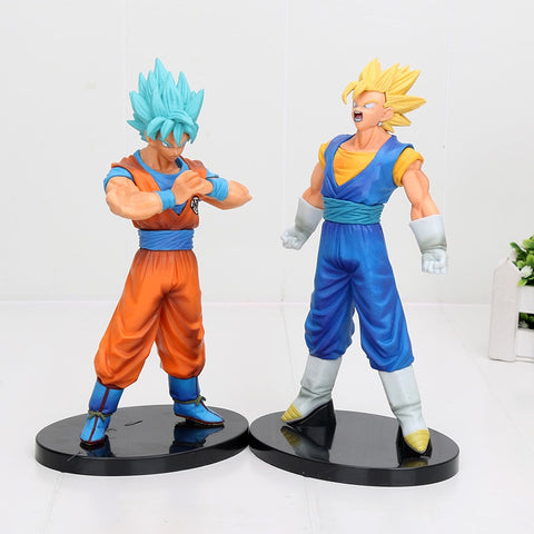 Dragon Ball Super DXF The Super Warriors vol.4 Super Saiyan God Son Goku Super Saiyan Vegetto Action Figure 20cm