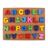 Wooden 3D Puzzle Letters Toys Kids Baby Alphabet Early Educational Toys for Children Wood Toy  Gift