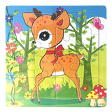 Wooden Puzzle Educational Developmental Baby Kids Training Toy
