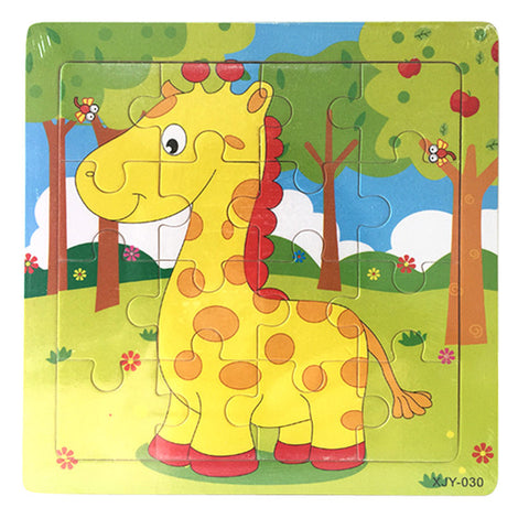 Wooden Puzzle Educational Developmental Baby Kids Training Toy
