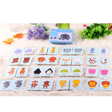 Infant Baby Toys Early Head Start Training Puzzle Cognitive Card Vehicl/Fruit/Animal/Life Set Pair Puzzle