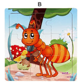 Children's  Wooden Jigsaw Puzzles Toys  Education And Learning Classical Toys Jigsaw Puzzles For Children playing