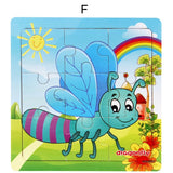 Children's  Wooden Jigsaw Puzzles Toys  Education And Learning Classical Toys Jigsaw Puzzles For Children playing