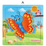 Children's  Wooden Jigsaw Puzzles Toys  Education And Learning Classical Toys Jigsaw Puzzles For Children playing