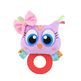 Newborn Rattles Toy Hand Bell Toddler Infant Rings Interactive Cute Cartoon Animal Plush Toys Baby Early Education Gift new
