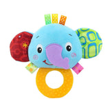 Newborn Rattles Toy Hand Bell Toddler Infant Rings Interactive Cute Cartoon Animal Plush Toys Baby Early Education Gift new
