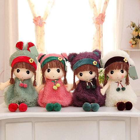 Doll Kid Lovely  Gift Kids Toys Dolls Cloak Ragdoll Plush Toys Stuffed Animal
