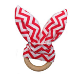 Soft Little Rabbit Ears Baby Toy Wooden Hand Grasp Toy Rattles Develop Baby Intelligence Baby Grasping Toy Hand Bell Rattle