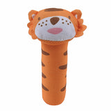 Cute Baby Animal Pattern Cartoon Hand Bell Ring Rattles Kid Plush Soft Toy High Quality