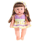 30cm Reborn Baby Doll Soft Vinyl Silicone Lifelike Newborn Baby Speaking Toy Alive Babies Toy for Girl Xmas Gift