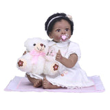 NPK Simulation Reborn Baby Dolls Kid Reborn Doll Toys for Children Silicone Adorable Lifelike Toddler Sleeping Soothing Playmate