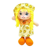 25CM Cartoon Kawaii Fruit Skirt Hat Rag Doll Soft Cute Baby Cloth Toys for Baby Girl Pretend Play Children Girls Birthday Gift