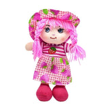 25CM Cartoon Kawaii Fruit Skirt Hat Rag Doll Soft Cute Baby Cloth Toys for Baby Girl Pretend Play Children Girls Birthday Gift