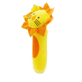 1PC Newborn Baby Hand Bells Rattles Toys Kids Soft Cute Cartoon Animals Playmate Plush Doll Toys Kids Newborns Stuffed Dolls