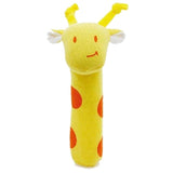 1PC Newborn Baby Hand Bells Rattles Toys Kids Soft Cute Cartoon Animals Playmate Plush Doll Toys Kids Newborns Stuffed Dolls