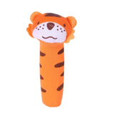 1PC Newborn Baby Hand Bells Rattles Toys Kids Soft Cute Cartoon Animals Playmate Plush Doll Toys Kids Newborns Stuffed Dolls