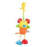 Baby Kids Rattle Toys Cartoon Animal Plush Hand Bell Newborn Baby Stroller Crib Hanging Rattles Kawaii Baby Infant Toys Gifts