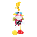 Baby Kids Rattle Toys Cartoon Animal Plush Hand Bell Newborn Baby Stroller Crib Hanging Rattles Kawaii Baby Infant Toys Gifts