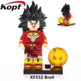 Legoings Minifigured Dragon Ball Z Building Blocks Raditz King Vegeta Recoom Son Goku NinajagoINGly Doll Toys For Children KF667