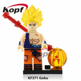 Legoings Minifigured Dragon Ball Z Building Blocks Raditz King Vegeta Recoom Son Goku NinajagoINGly Doll Toys For Children KF667