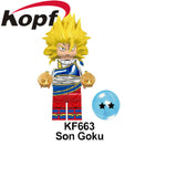 Legoings Minifigured Dragon Ball Z Building Blocks Raditz King Vegeta Recoom Son Goku NinajagoINGly Doll Toys For Children KF667