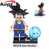 Legoings Minifigured Dragon Ball Z Building Blocks Raditz King Vegeta Recoom Son Goku NinajagoINGly Doll Toys For Children KF667