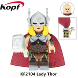 KF464 Super Heroes Building Blocks Green Gremlin Gizmo Legoed Annabelle Unicorn Cat Thanos Bricks Action For Children Gift Toys