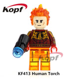 KF464 Super Heroes Building Blocks Green Gremlin Gizmo Legoed Annabelle Unicorn Cat Thanos Bricks Action For Children Gift Toys
