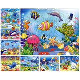 Small Piece Puzzle Toys Children Cartoon Animals Paper Jigsaw Puzzles Kids Educational Toys for Baby Puzzles Board