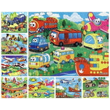 Small Piece Puzzle Toys Children Cartoon Animals Paper Jigsaw Puzzles Kids Educational Toys for Baby Puzzles Board