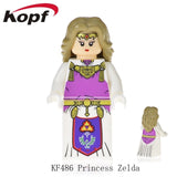 Legoingly Minifigured The Legend of Zelda Game Princess Zelda Link Building Blocks Action Collection Toys For Children KF2027