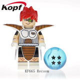 Legoings Minifigured Dragon Ball Z Building Blocks Raditz King Vegeta Recoom Son Goku NinajagoINGly Toys For Children KF669