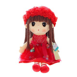Cute Sweet Girls Model Plush Stuffed Dolls Toys Wedding Lovely Rag Doll Decoration Kids Birthday Gift