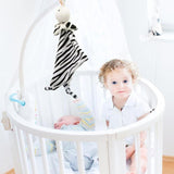 Baby Cute Doll Toys Soothing Towel Blanket Cartoon Animal Rabbit Panda Monkey Plush Toys Infant Bed Crib Hanging Toys