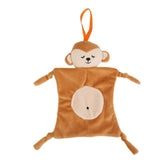 Baby Cute Doll Toys Soothing Towel Blanket Cartoon Animal Rabbit Panda Monkey Plush Toys Infant Bed Crib Hanging Toys
