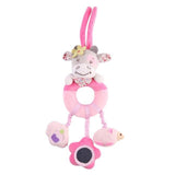 Baby Cartoon Animal Rattle Toys Infant Sleeping Bed Crib Hanging Music Bell Kids Pacify Toy