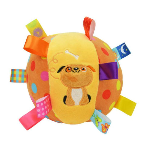 Soft Baby Infant Appeasing Ball Rattles Cute Colorful Stuffed Cartoon Kids Gift Hand Grasp Early Education Toys