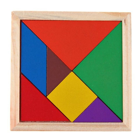 Kids Puzzle Toys DIY Jigsaw Puzzle Wooden Toys Children Geometric Shape 3D Early Learning Educational Toy