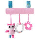 Baby Rattles Bell Toys Mobile Soft Cartoon Plush Animal Clip Rattles Crib Bed Stroller Hanging Dolls Toys for Newborn Baby