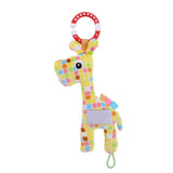 Baby Rattles Bell Toys Mobile Soft Cartoon Plush Animal Clip Rattles Crib Bed Stroller Hanging Dolls Toys for Newborn Baby