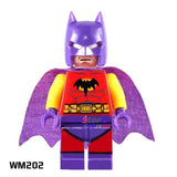 Single super hero African Superman Clark Kent Robin Superwoman Bullseye Batman building blocks models toys for children kits